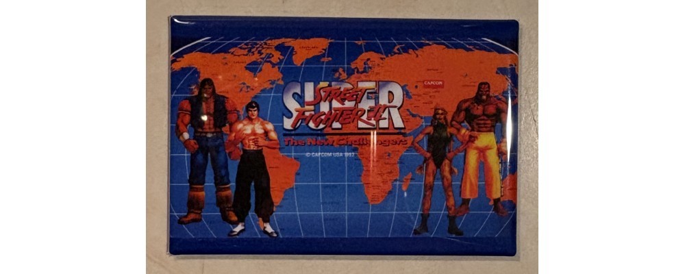 Super Street Fighter World - Video Games - Magnet